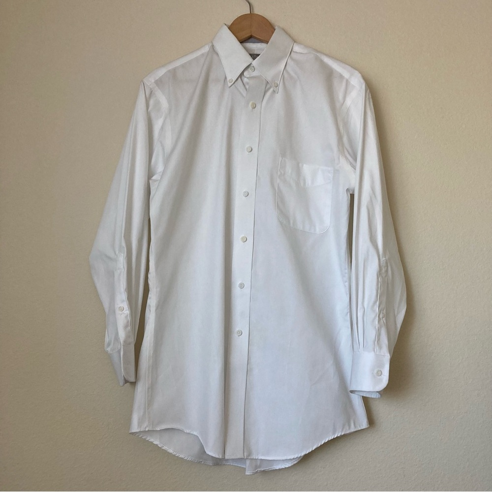 Stafford Executive Men's Classic White Dress Shirt - Picture 3 of 8